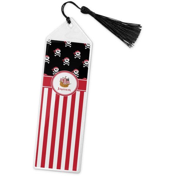 Custom Pirate & Stripes Book Mark w/Tassel (Personalized)