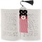 Pirate & Stripes Bookmark with tassel - In book