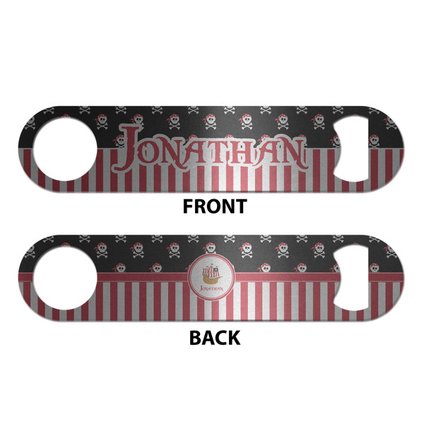 Pirate & Stripes Bottle Opener - Front & Back