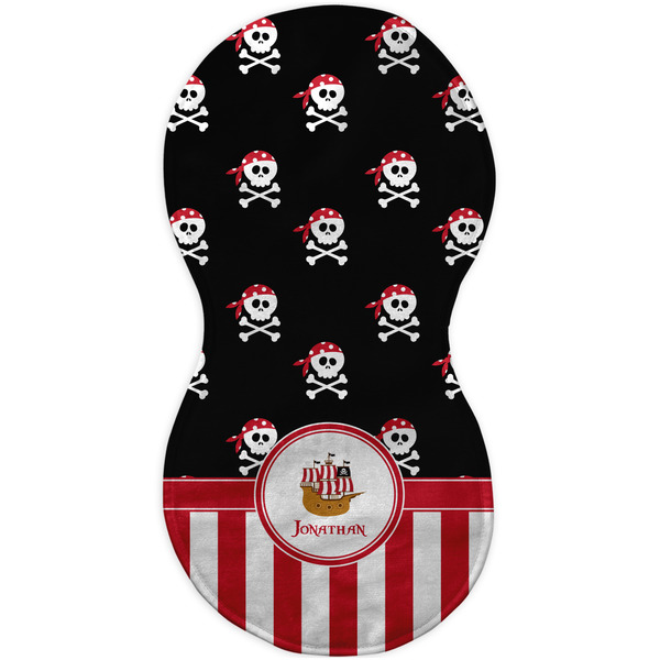 Pirate & Stripes Burp Peanut Shaped Flat
