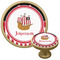 Pirate & Stripes Cabinet Knob - Gold (Personalized)