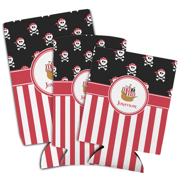 Pirate & Stripes Can Coolers - PARENT/MAIN