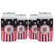 Pirate & Stripes Can Cooler (12 oz) - Set of 4 w/ Name or Text
