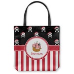 Pirate & Stripes Canvas Tote Bag (Personalized)