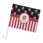 Pirate & Stripes Car Flag (Personalized)
