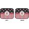 Pirate & Stripes Car Floor Mats (Back Seat) (Approval)