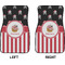 Pirate & Stripes Car Mat Front - Approval