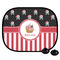 Pirate & Stripes Car Side Window Sun Shade (Personalized)