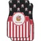 Pirate & Stripes Car Floor Mats (Front Seat) (Personalized)