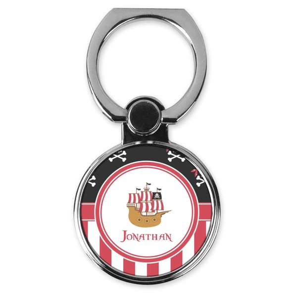 Custom Pirate & Stripes Cell Phone Ring Stand & Holder (Personalized)