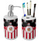 Pirate & Stripes Ceramic Bathroom Accessories Set (Personalized)