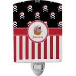 Pirate & Stripes Ceramic Night Light (Personalized)