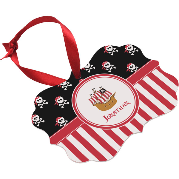 Pirate & Stripes Christmas Ornament