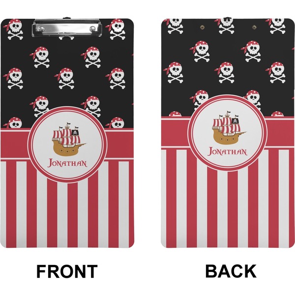 Pirate & Stripes Clipboard (Legal) (Front + Back)