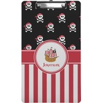 Pirate & Stripes Clipboard (Legal Size) (Personalized)
