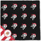 Pirate & Stripes Cloth Napkins - Personalized Dinner (Full Open)