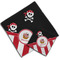 Pirate & Stripes Cloth Napkins - Personalized Lunch & Dinner (PARENT MAIN)