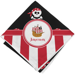 Pirate & Stripes Cloth Napkin w/ Name or Text