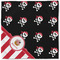 Pirate & Stripes Cloth Napkins - Personalized Lunch (Single Full Open)