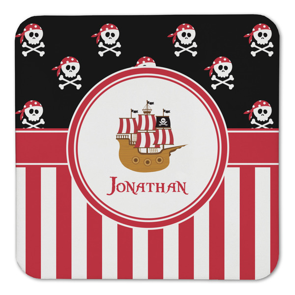Pirate & Stripes Coaster Set - FRONT (one)