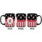 Pirate & Stripes Coffee Mug - 11 oz - Black APPROVAL