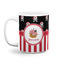 Pirate & Stripes Coffee Mug - 11 oz - White