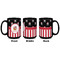 Pirate & Stripes Coffee Mug - 15 oz - Black APPROVAL