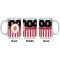 Pirate & Stripes Coffee Mug - 15 oz - White APPROVAL