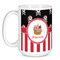 Pirate & Stripes Coffee Mug - 15 oz - White