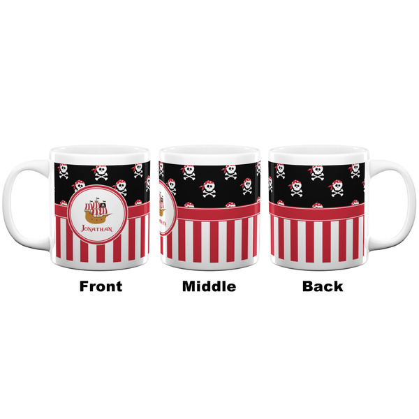 Pirate & Stripes Coffee Mug - 20 oz - White APPROVAL
