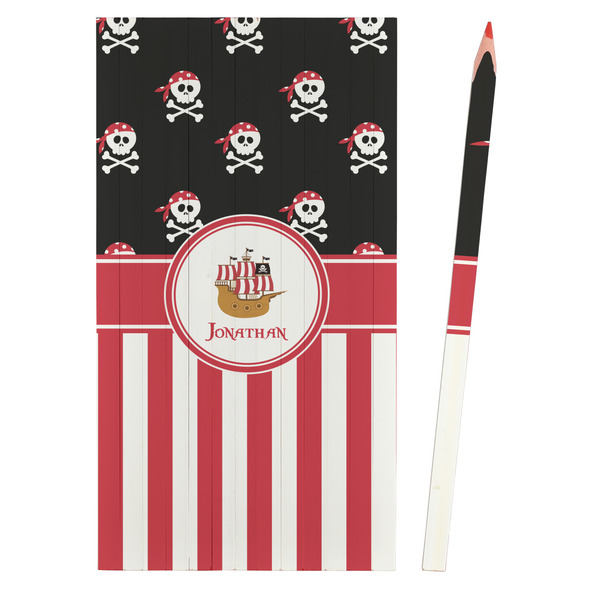 Pirate & Stripes Colored Pencils - Front View