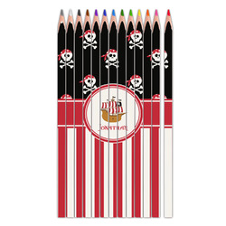 Pirate & Stripes Colored Pencils (Personalized)