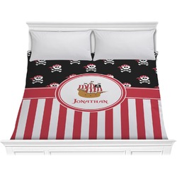 Pirate & Stripes Comforter - King (Personalized)