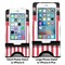 Pirate & Stripes Compare Phone Stand Sizes - with iPhones