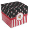 Pirate & Stripes Cube Favor Gift Box - Front/Main