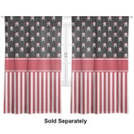 Pirate & Stripes Curtain Panel - Custom Size
