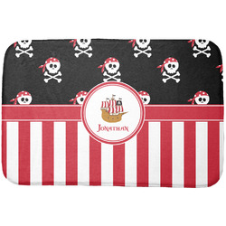 Pirate & Stripes Dish Drying Mat w/ Name or Text