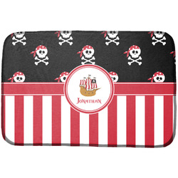 Pirate & Stripes Dish Drying Mat w/ Name or Text