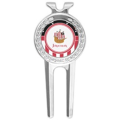 Pirate & Stripes Golf Divot Tool & Ball Marker (Personalized)