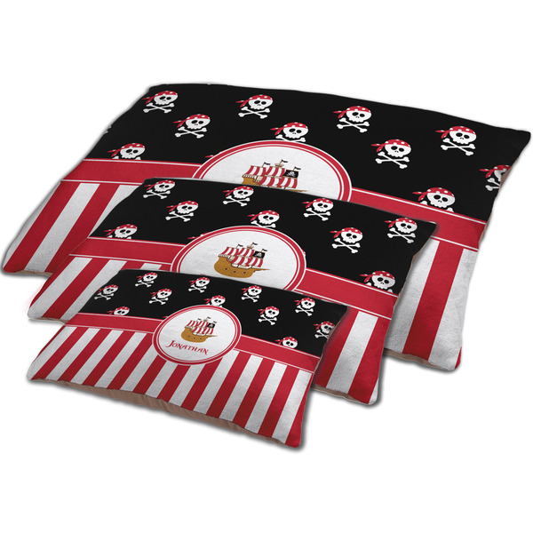 Pirate & Stripes Dog Beds - MAIN (sm, med, lrg)