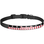 Pirate & Stripes Dog Collar - Large (Personalized)