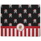 Pirate & Stripes Dog Food Mat - Large without Bowls