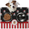 Pirate & Stripes Dog Food Mat - Medium LIFESTYLE