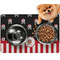 Pirate & Stripes Dog Food Mat - Small LIFESTYLE