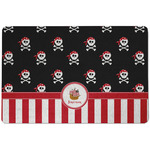 Pirate & Stripes Dog Food Mat w/ Name or Text