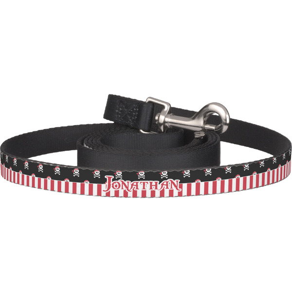 Custom Pirate & Stripes Dog Leash (Personalized)