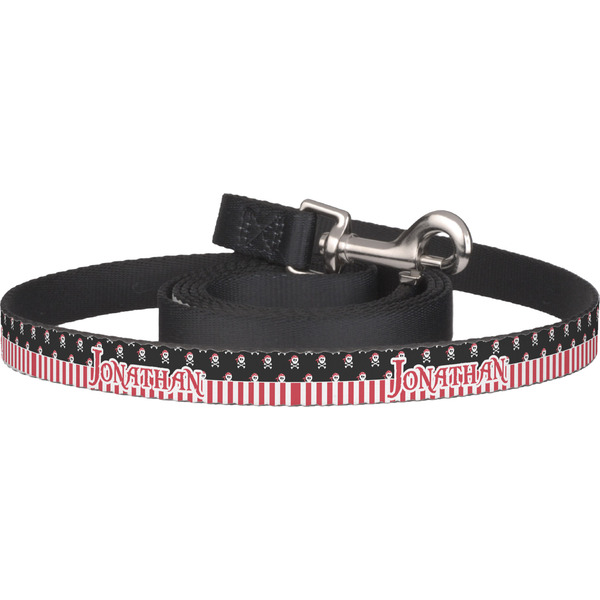 Custom Pirate & Stripes Dog Leash (Personalized)