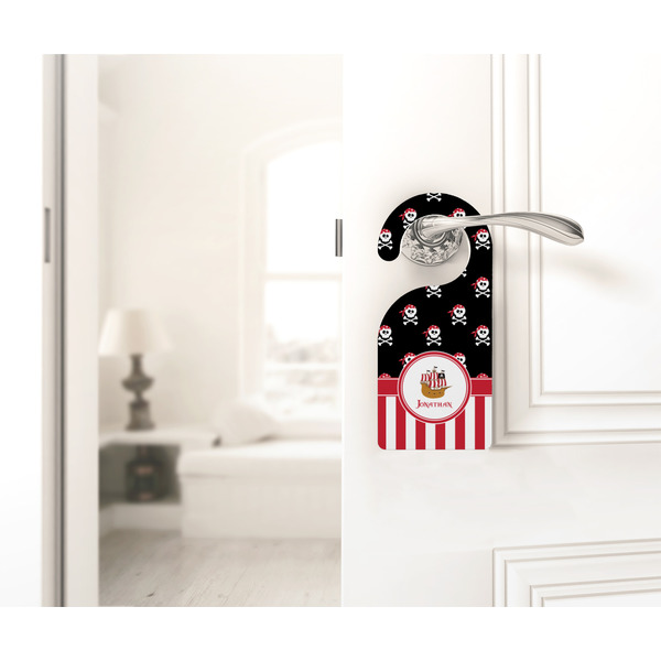 Pirate & Stripes Door Hanger - LIFESTYLE