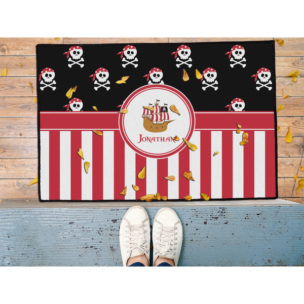 Pirate & Stripes Door Mat - LIFESTYLE (Med)