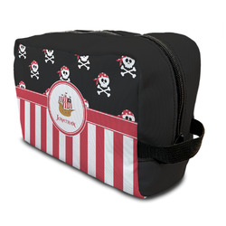 Pirate & Stripes Toiletry Bag / Dopp Kit (Personalized)